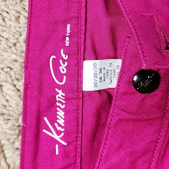 Kenneth Cole pink jeans sz 30 - Picture 2 of 4